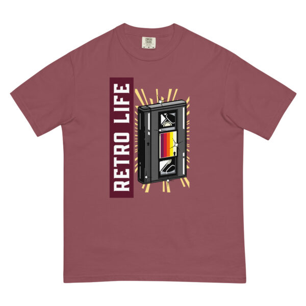 Cassette Retro T-shirt - Brick