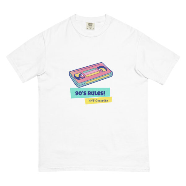 90's Rules! Vhs Cassette T-shirt - White