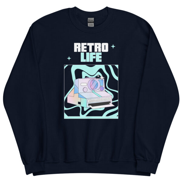 Retro Life Sweatshirt - Navy