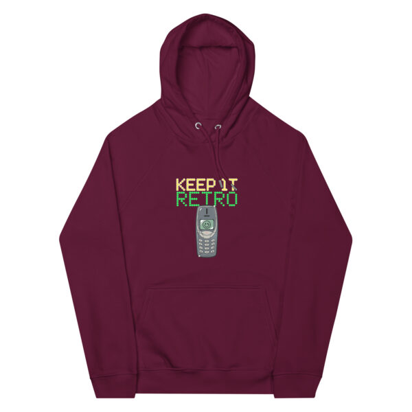 Keep It Retro Burgundy Hoodie