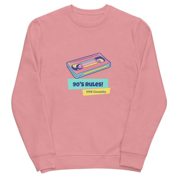 90's Rules! Vhs Sweatshirt - Canyon Pink