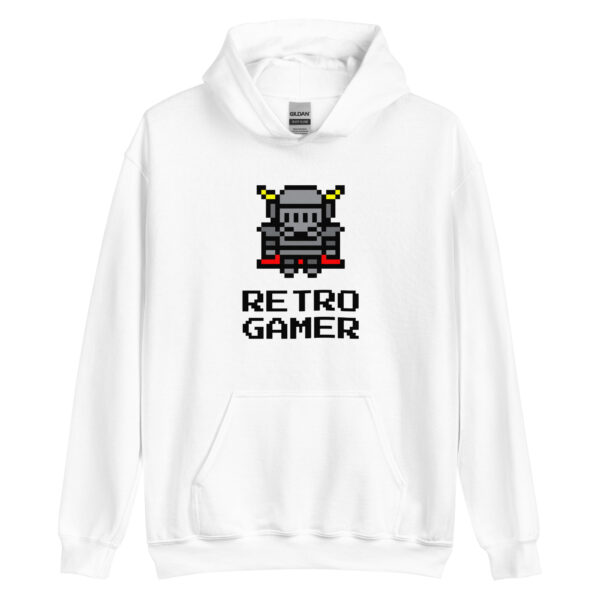 Retro Gamer Hoodie - White