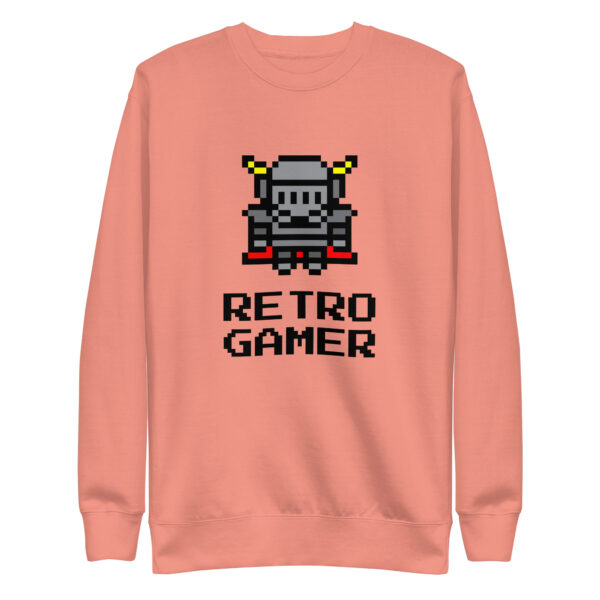 Retro Gamer Sweatshirt - Dusty Rose