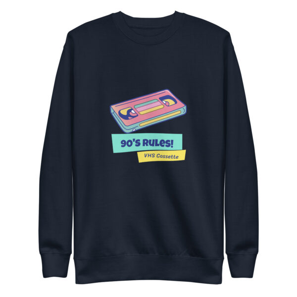 90's Rules VHS Sweatshirt - Navy