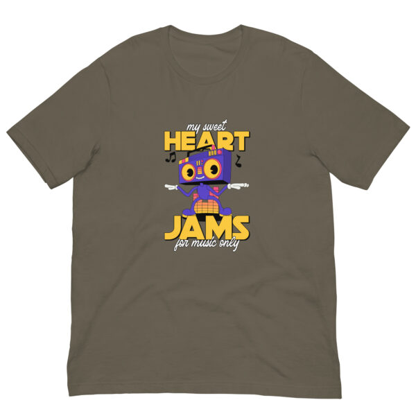 Heart Jam T-shirt - Army