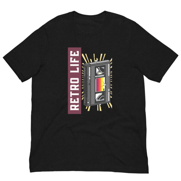 Retro Life T-shirt - Black