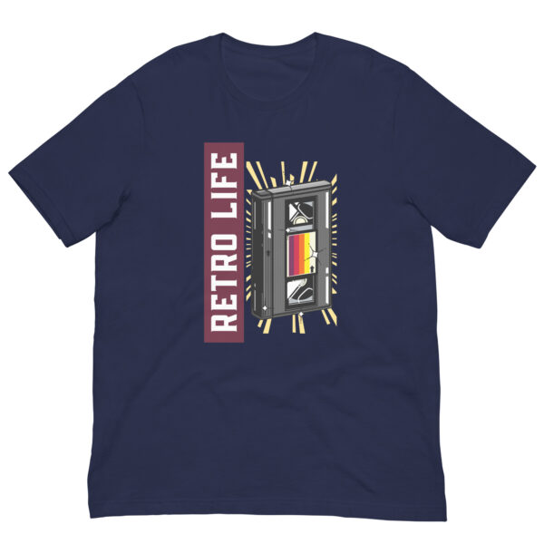 Retro Life T-shirt - Navy