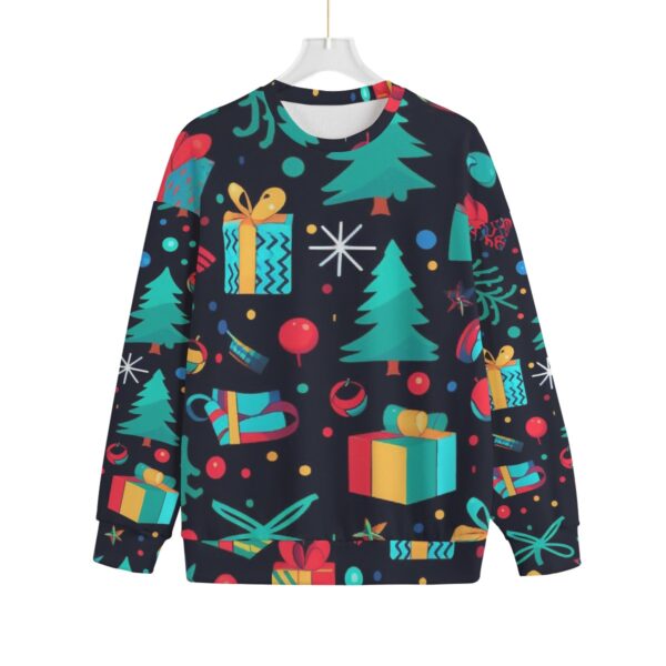 Black Ugly Christmas Fleece Sweater
