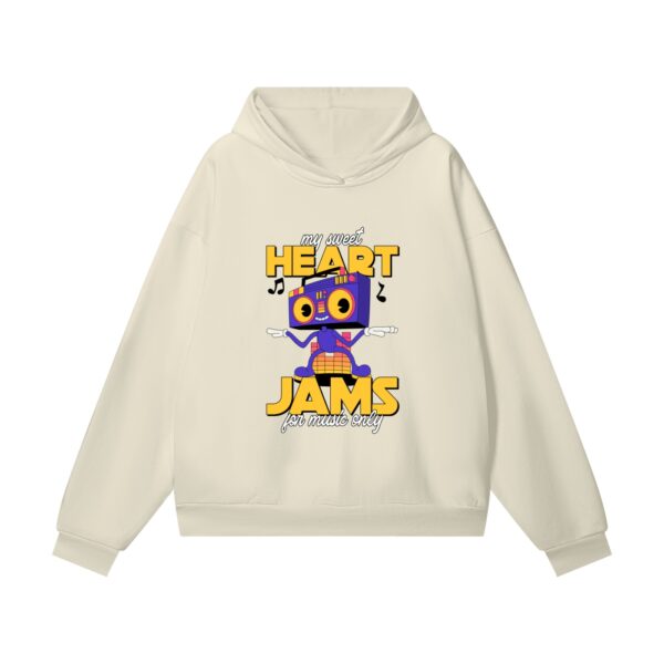 Heart Jams Hoodie - Vanilla