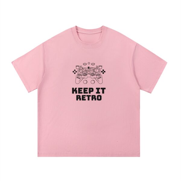 Keep It Retro Controller Tee - Millennial Pink