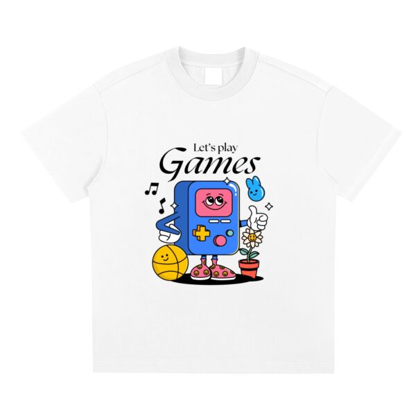 Let's Play Games Sorona Boxy Tee - Lucent White
